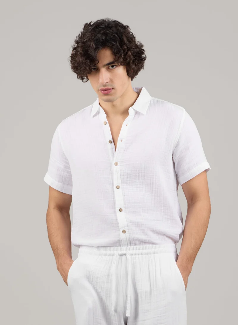 Just Nature Short Sleeve Resort Shirt